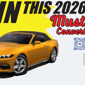 Mustang Raffle Ticket